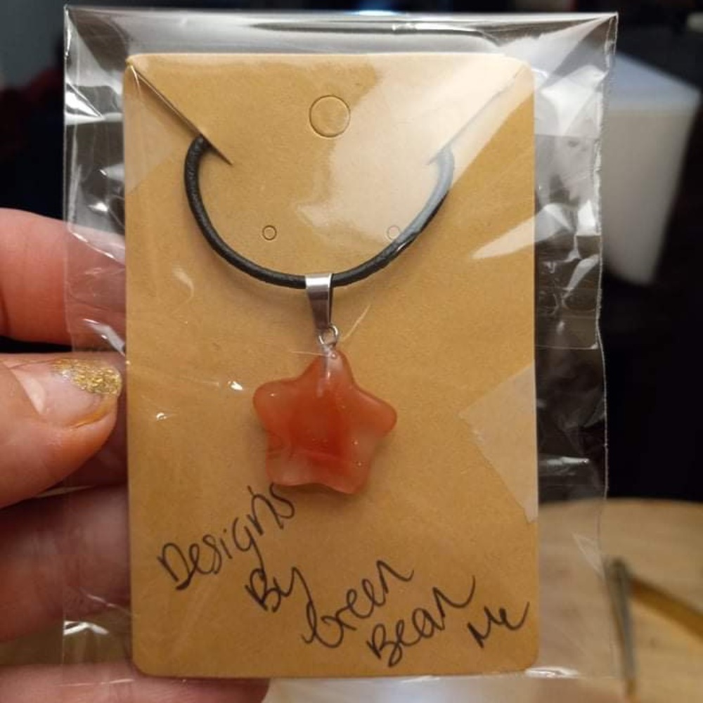 Star stone necklace 16”